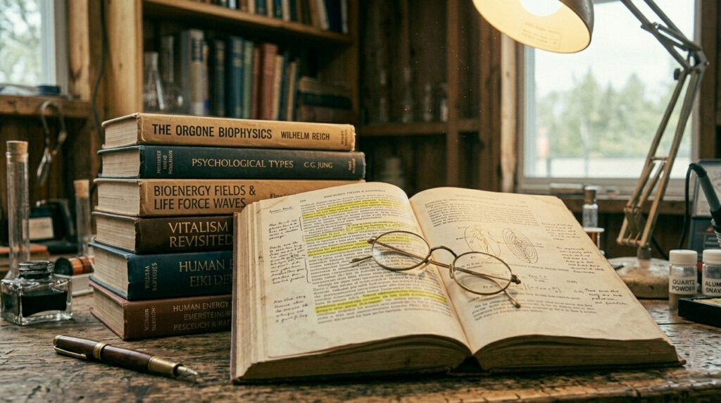 Orgone energy research books Wilhelm Reich bioenergy library