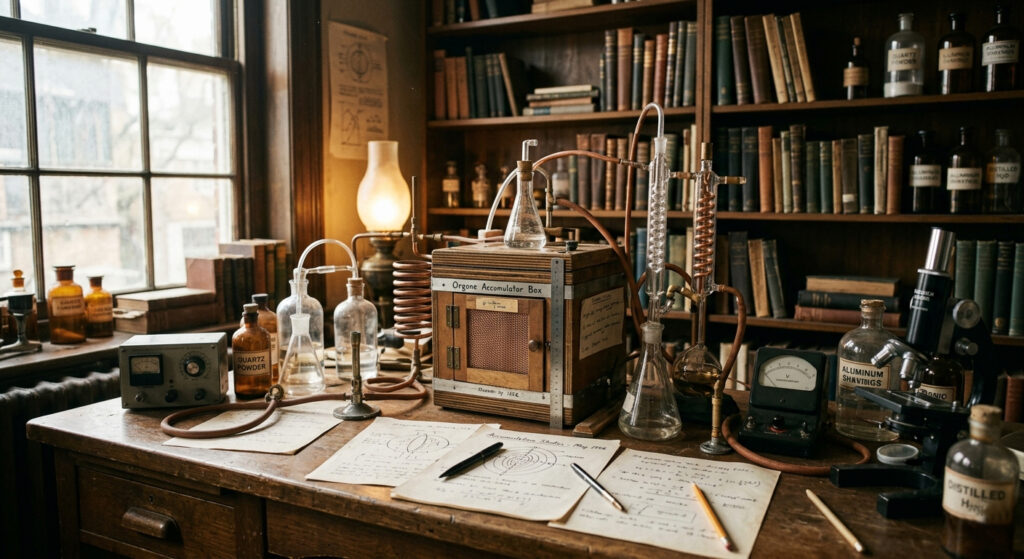 Vintage orgone energy research laboratory 1950s - Karl Hans Welz